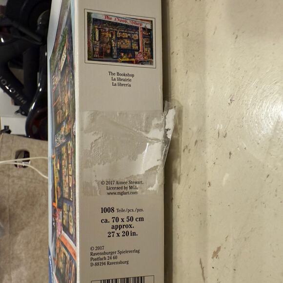 Ravensburger Puzzle Aimee Stewart The Bookshop 1000 Pieces 197224 - Picture 5 of 7